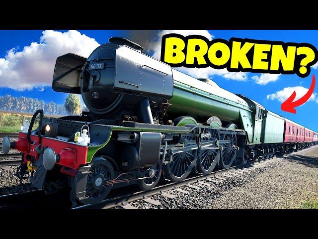 NOOB Breaks PRICELESS Steam Train in this Simulator! (Train Sim World 4)