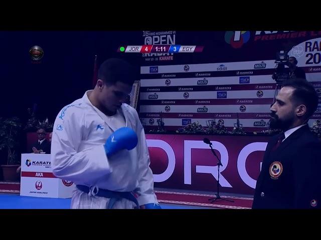 Mohammad Aljafari vs youssef Badawy | Final Male Kumite -84Kg | Rabat 2022