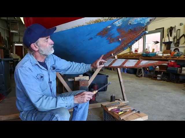 Part 2 - A quick and easy method to remove screws - Wooden boat repair on a Herreshoff 12 1/2