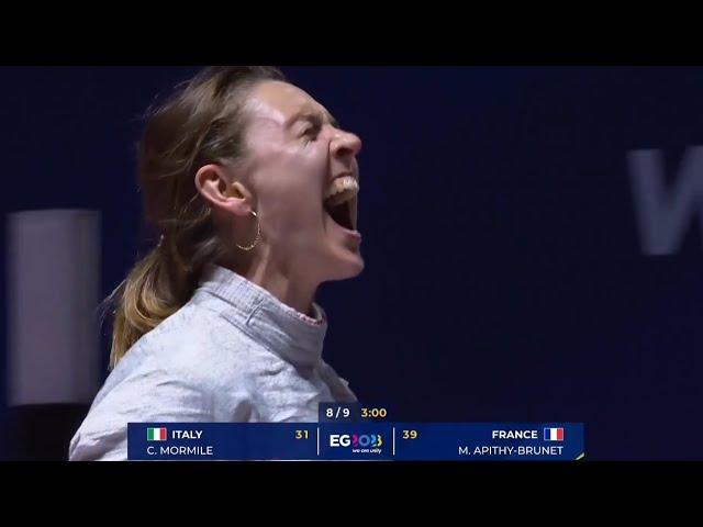 Fencing - Women's Sabre Team Gold Medal Match EG 2023