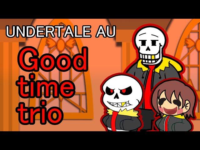 【UNDERTALE AU】Paper Good time trio【ペーパーマリオ風】