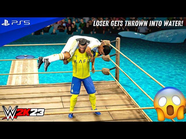 WWE 2K23 - Football Water Royal Rumble Match | PS5™ [4K60]