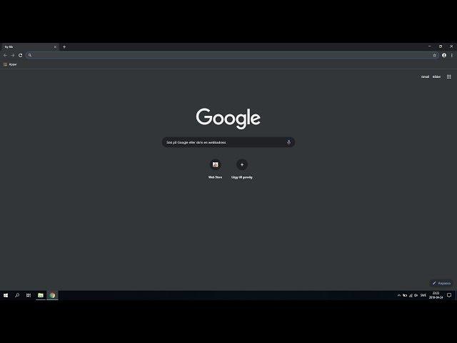 Adding Dark Mode Google Chrome (Version 74)