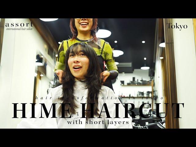 HAIR TRANSFORMATION at Assort Hair Salon Tokyo   (Hime Cut hairstyle)