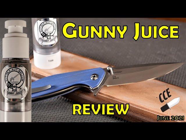 REVIEW: Gunny Juice - Poly Diamond Emulsion for stropping blades and other cutting edges