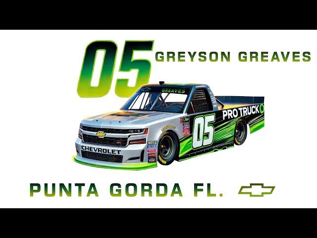 Family Fun night.  New Smyrna Speedway August 31, 2024.  Pro Truck, Greyson Greaves 05.