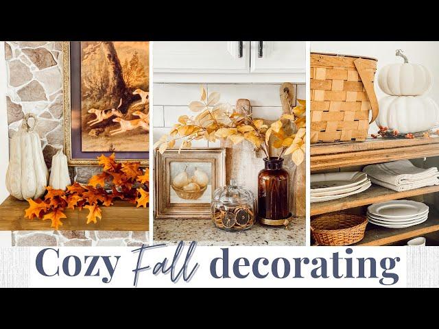  COZY FALL DECORATE WITH ME 2024  Part 3 | Fall Decorating Ideas | Trader Joes Fall 2024