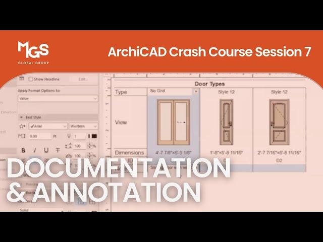 ArchiCAD Crash Course 3: Documentation and Annotation