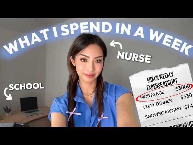 What I spend in a week as a 27 y/o | Miki Rai