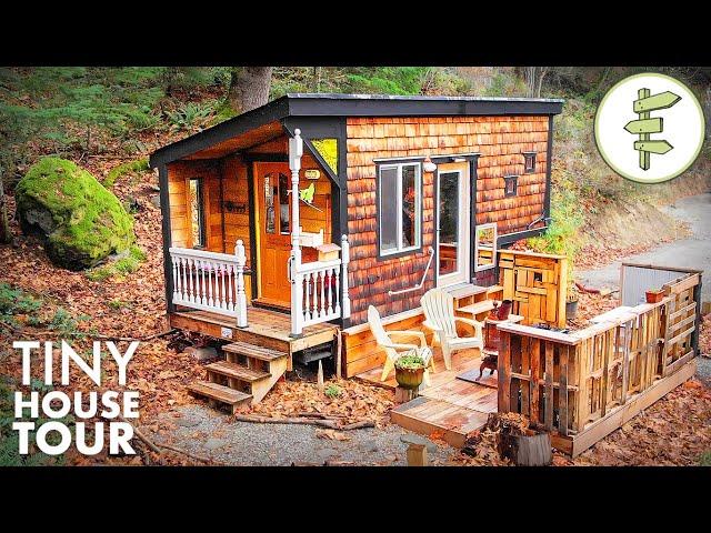 Pocket-Sized Tiny House with Main Floor Capsule Bedroom | FULL TOUR