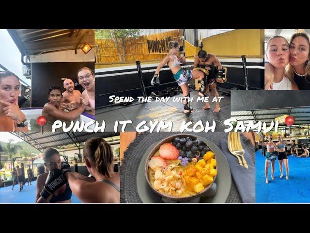 Spend a beginners training day with me at Punch It Muay Thai - Koh Samui!