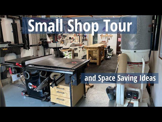 Is 350 square feet enough space for a well equipped work shop? One Car Garage Woodworking Shop Tour