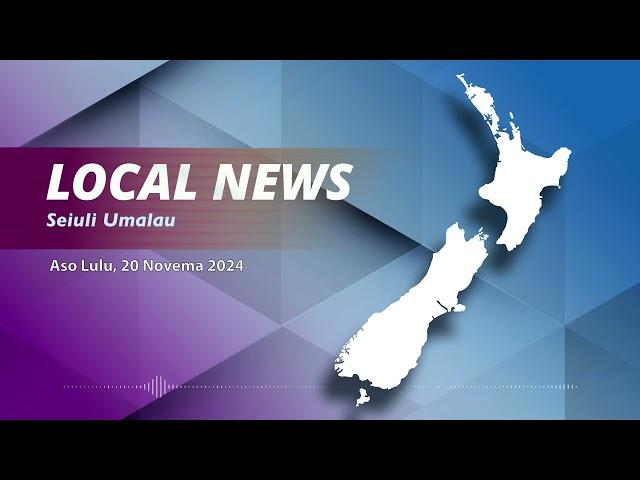 Local News 1 PM - New Zealand (20 NOV 2024)