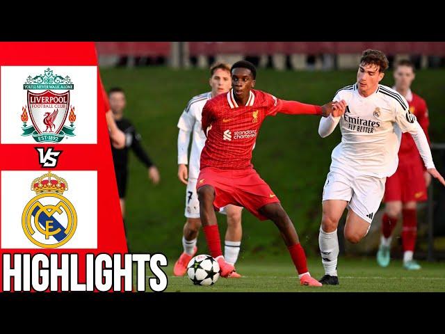 Liverpool vs Real Madrid | All Goals & Highlights | Youth League | 27/11/24