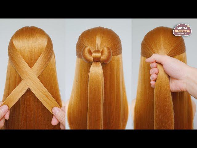 Simple Hairstyle For Everyday | Superior Ponytail Hairstyle For Girls | Bow Hairstyle For Outgoing