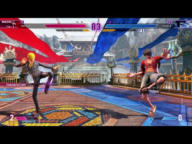 Street Fighter 6 - Luffy vs Sanji Gameplay PC mods