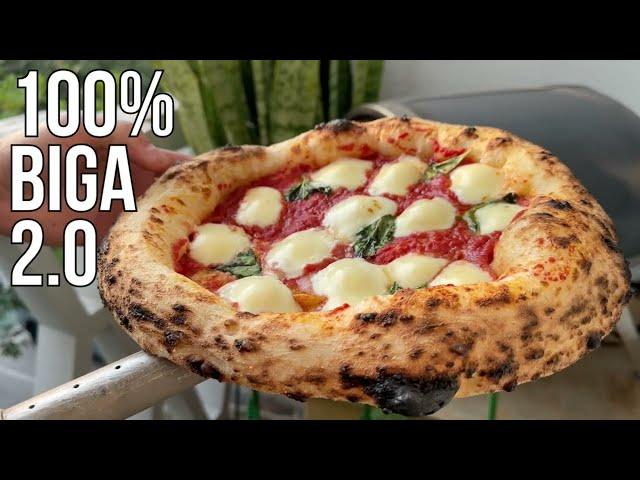 100% Biga Pizza Recipe 2.0 (NEW METHOD for Contemporary Crust!)