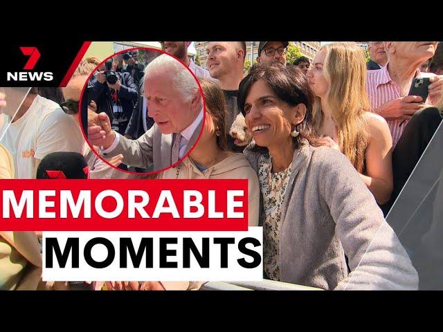 Sydneysiders overjoyed to meet the King and Queen | 7NEWS