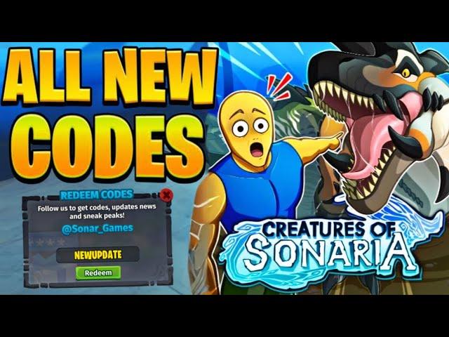 *NEW* ALL WORKING CODES FOR CREATURES OF SONARIA IN 2024! ROBLOX CREATURES OF SONARIA CODES