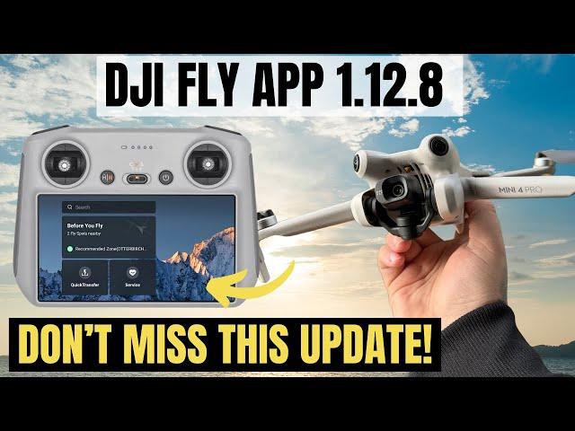 DJI Fly App Update 1.12.8 - Full Review of NEW Features + Drone Rules Made SIMPLE!