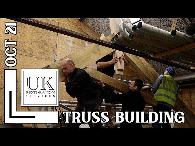 Making a Huge Oak Timber Truss