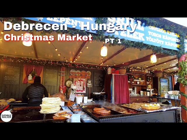 Christmas Market of Debrecen, Hungary  - pt1 - Day Walk - Walking Tour