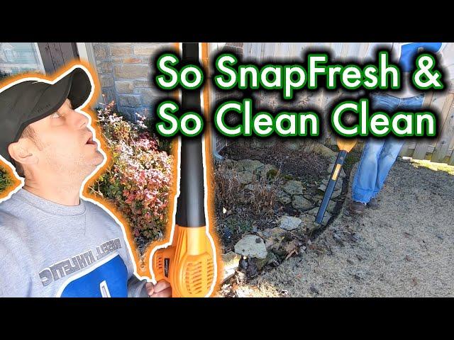 Is winter lawn care really worth it? // Leaf Cleanup With the SnapFresh 20V Blower // Product Review