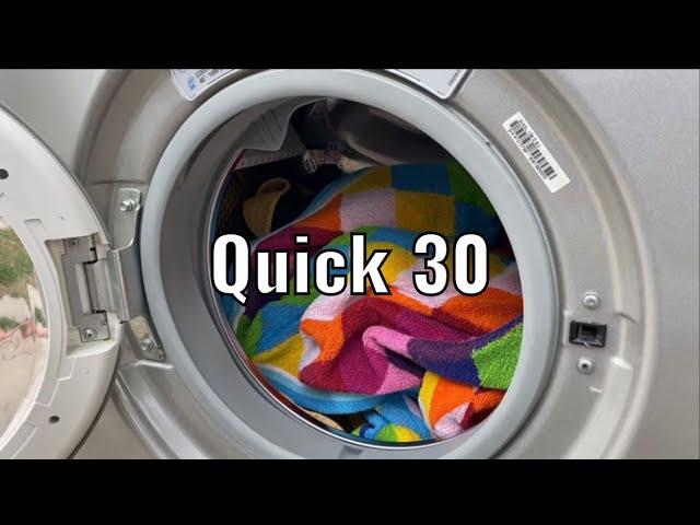 Indesit Moon: Quick 30 (Complete cycle)