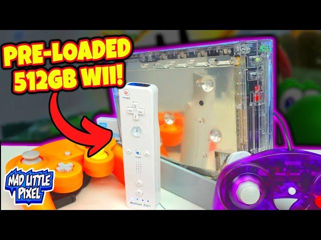 This Nintendo Wii Came With 512GB's Of GAMES! All A Retro Gamer NEEDS!