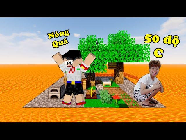 1 NGÀY SỐNG TRONG THẾ GIỚI MINECRAFT BỊ NHẤN CHÌM BỞI DUNG NHAM