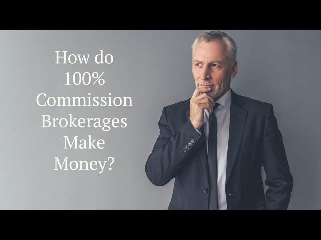 How do 100% commission brokerages make money│Rise Realty