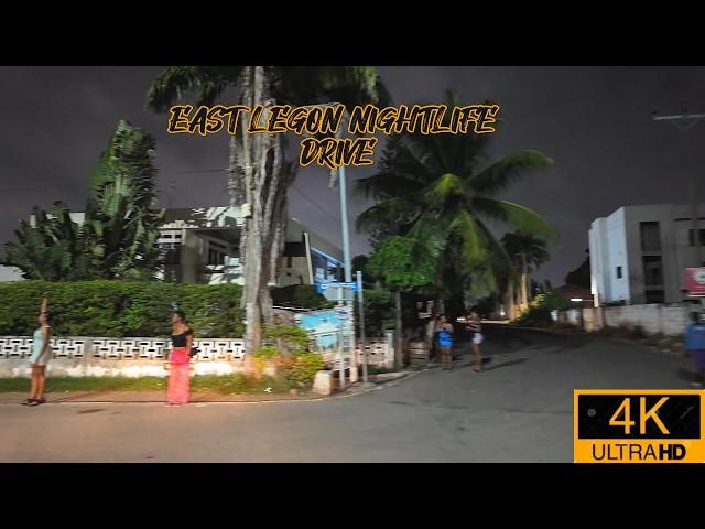 EAST LEGON  Accra-Ghana NIGHTLIFE Driving Tour