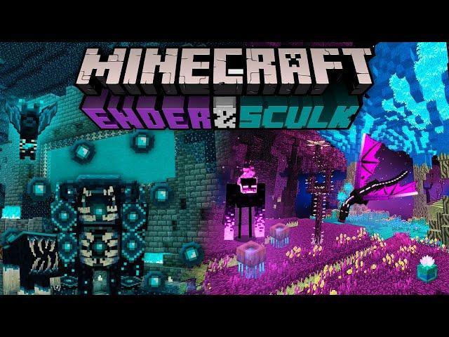 Minecraft 1.22 -  END & SCULK UPDATE TRAILER (Deep Dark Dimension Concept)