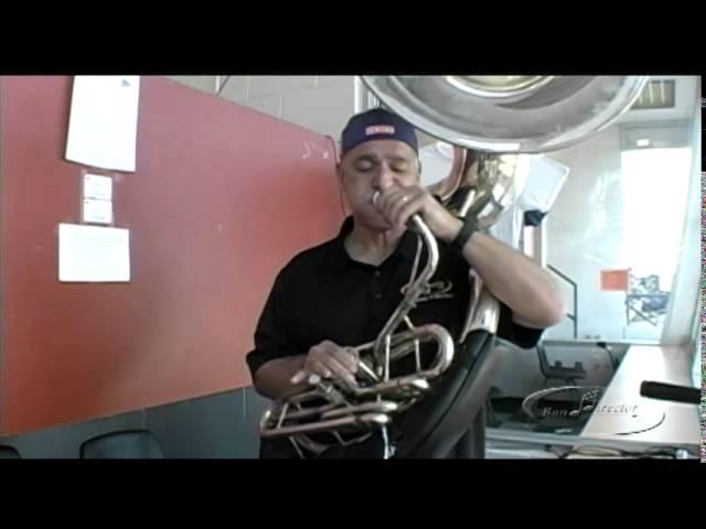 Sam Pilafian on Sousaphone at NW State webcast on Banddirector.com