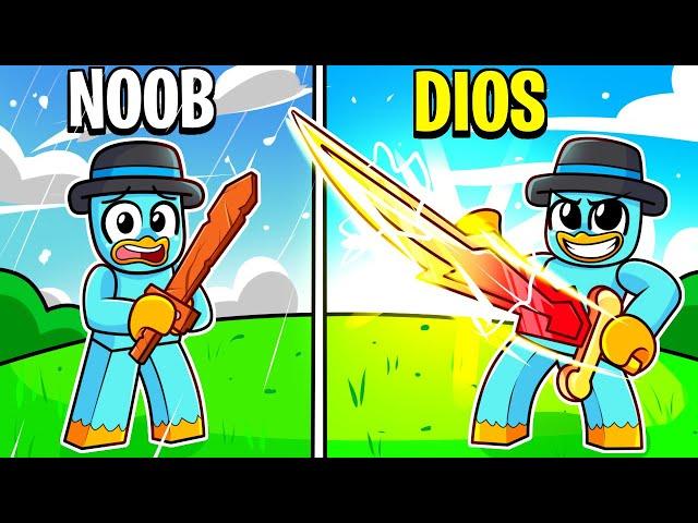 Mejorando de Espada NOOB a DIOS en Roblox!