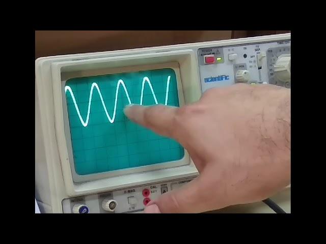 How to use CRO to measure Amplitude and Frequency