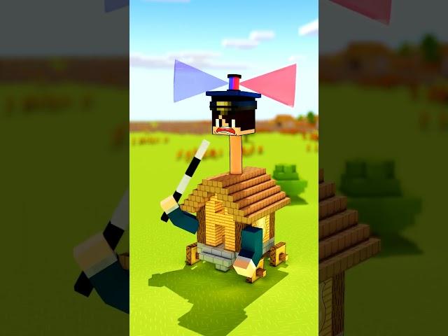 Steve the lumberjack was caught red handed!!!??? - Minecraft animation #minecraft #shorts