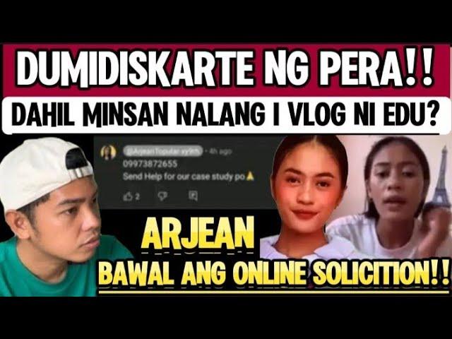 NAKU PO!! KALINGAP EDU NASISISI PA?? // ARJEAN SUMAGOT SA MGA BASHERS..