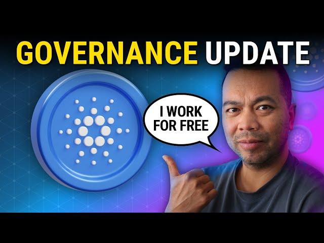 Big Cardano Governance Update! Drep Pay and Annual Budgets