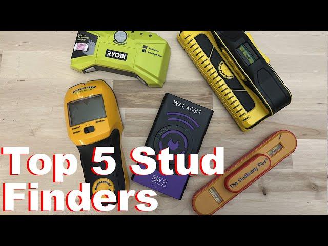 Top 5 Stud finder Shoot Out, see in the wall, Walabot, Zircon, Stud buddy, Franklin Sensors, Ryobi