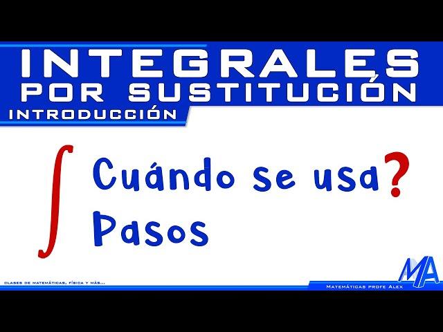 Integración por sustitución | Introducción