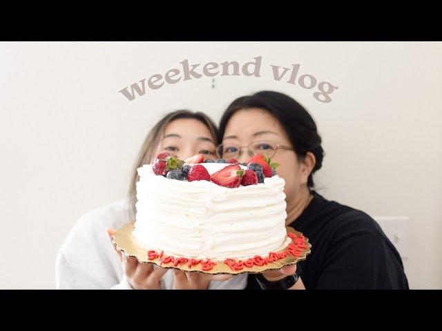 celebrating my mom's birthday  | weekend vlog