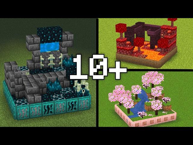 10 Cutest Minecraft Mini Biomes You Can Build!