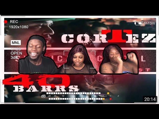 SHE MURDERED HIM!  | 40 BARRS VS CORTEZ//BLACK ICE CARTEL | REACTION | RAP BATTLE