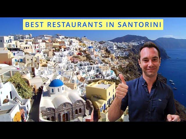 Where to Eat Santorini, Greece! Best Restaurants with Views, Cheap Eats, Hidden Gems & Bakeries!