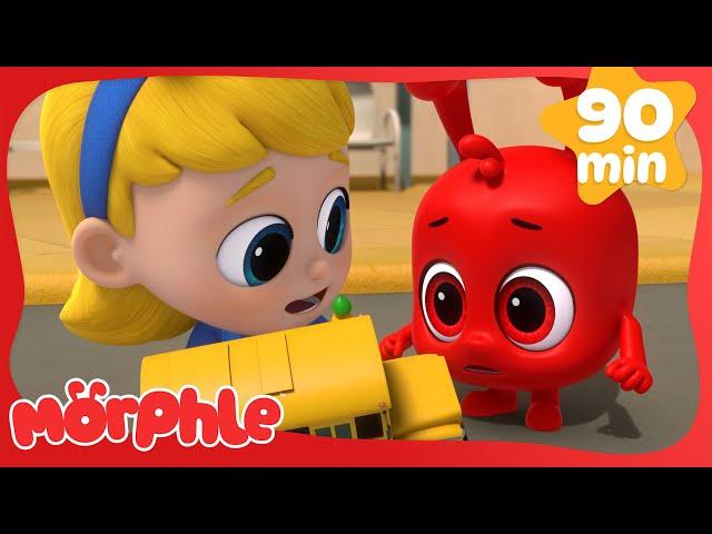 My Big Red Bus And Shrinking Town | Morphle 3D | Monster Cartoon for Kids