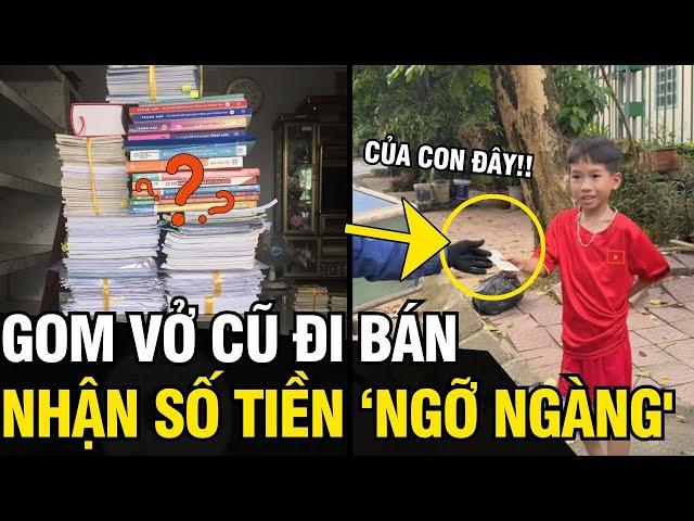 Gom hết GIA TÀI SÁCH VỞ mang đi bán, cậu bé bần thần khi nhận về SỐ TIỀN KO TƯỞNG | Tin Ngắn 3 Phút