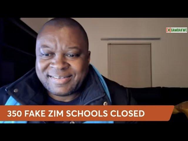 WATCH LIVE: 350 Zimbabwe fake schools closed with immediate effect