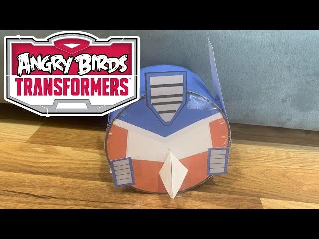 Angry Birds Transformers Red as Optimus Prime Custom Plush Review