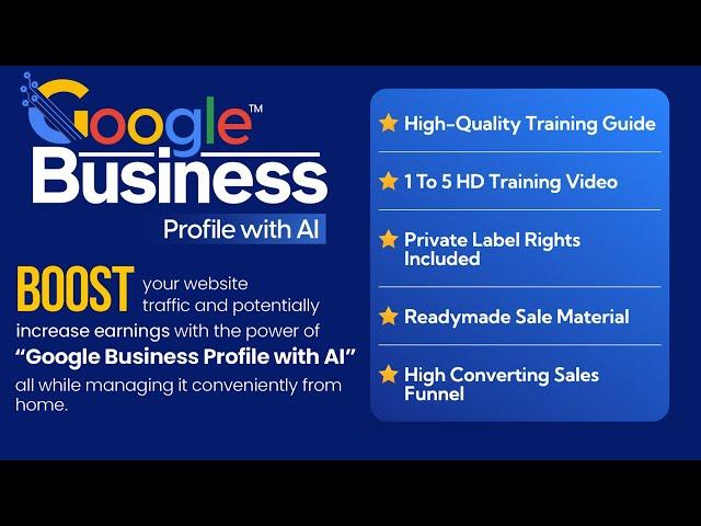 Google Business Profile With AI PLR Review